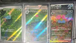Bulbasaur AR - Ivysaur AR - Venusaur ex SAR Set Pokemon TCG Japanese 151 sv2a NM - Image 1