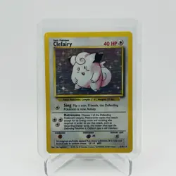 Pokemon - Clefairy 5/102 Holo - Base Set LP (Tracked Shipping) - Image 1