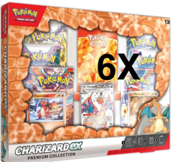 Pokemon TCG Charizard EX Premium Collection Sealed 6-Box Case - FACTORY SEALED - Image 1