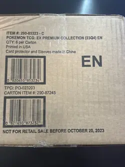 Pokemon TCG Charizard EX Premium Collection Sealed 6-Box Case - FACTORY SEALED - Image 3