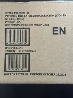 Pokemon TCG Charizard EX Premium Collection Sealed 6-Box Case - FACTORY SEALED - Image 4