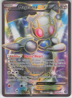 Pokemon TCG Magearna EX (Full Art) Ultra Rare XY - Steam Siege 110/114 - Image 1