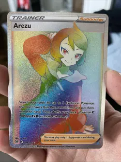 Pokemon TCG Arezu 204/196 Lost Origins Secret Rare NM - Image 1