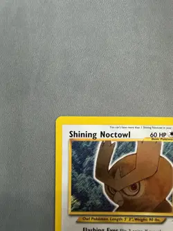 Pokemon TCG Shining Noctowl Neo Destiny 110 Holo Unlimited Shiny Holo Rare - Image 3