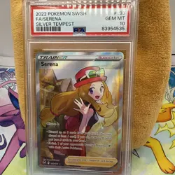 2022 POKEMON SWSH SERENA 193/195 SILVER TEMPEST FULL ART PSA 10 GEM MINT - Image 1