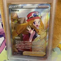 2022 POKEMON SWSH SERENA 193/195 SILVER TEMPEST FULL ART PSA 10 GEM MINT - Image 3