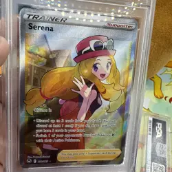 2022 POKEMON SWSH SERENA 193/195 SILVER TEMPEST FULL ART PSA 10 GEM MINT - Image 4