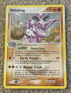 Nidoking 8/112 FireRed & LeafGreen Reverse Holo LP Pokemon TCG - Image 1