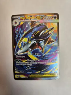 Mega Sharpedo EX 127/094 SIR - Phantasmal Flames NM -Full Art Ultra Rare Pokemon - Image 1