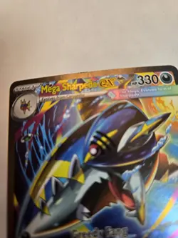 Mega Sharpedo EX 127/094 SIR - Phantasmal Flames NM -Full Art Ultra Rare Pokemon - Image 4