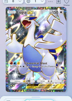Pokemon TCG POCKET - Lugia Full Art 2⭐, Wisdom of Sea and Sky, English - Image 3