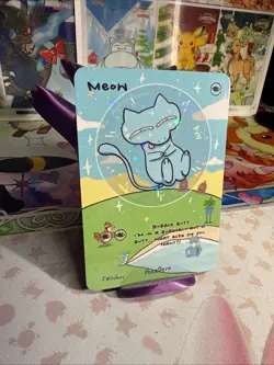 Pokederp Holo Bubble Meow Mew JWillyGuy Pokemon “Fan Art”Non TCG - Image 2