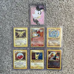 Lot Of VTG Pokemon Holographic Rare 1st Edition RARE JUNGLE BASE SET - Image 1