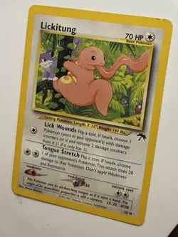 Pokemon TC Lickitung 16/18 Southern Islands Heavily Played - Image 3