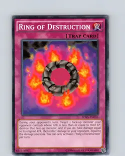 Yu-Gi-Oh TCG Ring Of Destruction SDKS-EN033 Unlimited Regular Common Card NM - Image 1