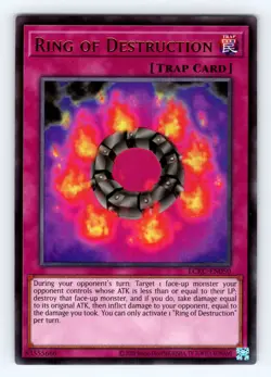 Yugioh Ring of Destruction LCKC-EN050 Unlimited Ultra Rare Holo - NM 💎 - Image 1