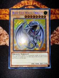 YUGIOH • BLUE EYES WHITE DRAGON • SECRET RARE • BLMM-EN001 • 1st EDITION • NM - Image 5