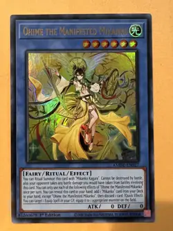 Yugioh! Ohime the Manifested Mikanko - AMDE-EN027 - Ultra Rare - 1st Edition - Image 1