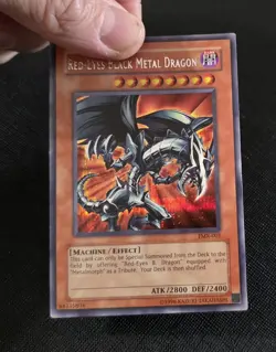 YGO Red-Eyes Black Metal Dragon Secret Rare LP Forbidden Memories FMR-001 - Image 3