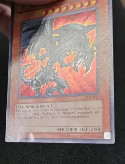YGO Red-Eyes Black Metal Dragon Secret Rare LP Forbidden Memories FMR-001 - Image 5