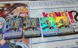 KNIGHT OF PIERCING, CADWALLA X 4 FOIL PR CARDFIGHT VANGUARD ENGLISH - Image 1