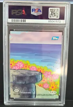 PSA 9 2000 Topps Pokemon Movie Sticker Card #9 Moltres (G30) - Image 2