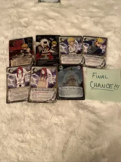 Naruto CCG TCG Minato Namikaze And Kushina Uzumaki Card Lot LAST CHANCE - Image 1