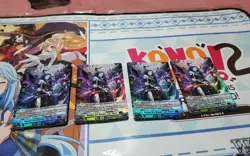 PHANTOM ARIA DEMONIC LADY, FLAUROS X 4 FOIL PR CARDFIGHT VANGUARD ENGLISH - Image 1