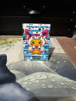 Pikachu Sylveon Poncho - Gold Holo Box Hit - Card Database Attacks 2 - Pokemon - Image 1