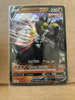 Single Strike Urshifu V SWSH106 SWSH: Sword & Shield Promo Card Holo - Image 3