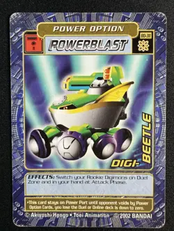 Digi-beetle BO-311 Digimon Digi-battle Series 6 Bandai Trading Card - Rare - Image 2