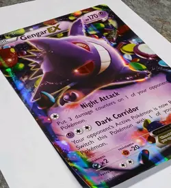 JUMBO Gengar EX Oversized Card 34/119 XY Phantom Forces Pokemon - Image 3