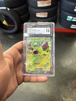 RARE Pokemon TCG CGC GEM MINT 10 Arboliva Ex Destined Rivals 023/182 Holo Card - Image 2
