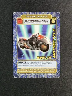 Beelze Motorcycle BO-324 Digimon Digi-battle Series 6 Bandai Trading Card - Rare - Image 1