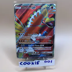 Pokemon TCG Ho-Oh GX Full Art Holo Rare Card 131/147 Burning Shadows 2017 - Image 1
