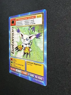 1999 Gatomon Bo-15 Series 1 Booster Digimon Card Digi-Battle Bandai TCG - Image 4