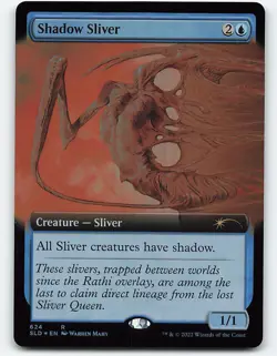 Shadow Sliver (Extended Art) #624 foil Magic the Gathering Card - Image 1