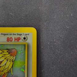 Holo Pidgeot Vintage Base Set 2 14/130 HP Pokemon TCG Card With SWIRL - Image 5