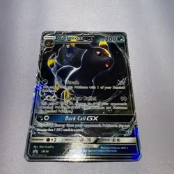 Pokemon Umbreon GX SM36 Black Star Promo Card 2017 Sun & Moon - Image 1