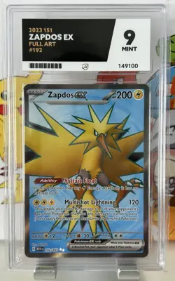🔹ACE 9 MINT🔹Zapdos 192/165🔸Scarlet & Violet 151 English Pokemon TCG Card - Image 1