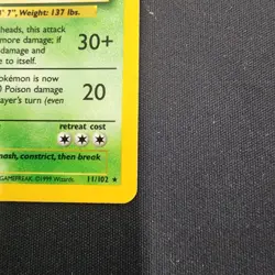 Pokemon TCG Nidoking Base Set Holo Unlimited Rare Card 11/102 - Image 4