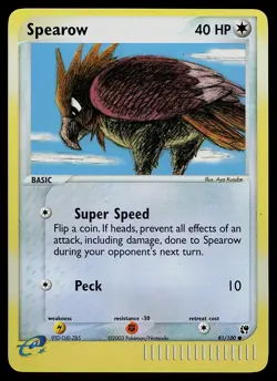 Pokemon Card - Spearow Sandstorm 81/100 Reverse Holo - Image 1