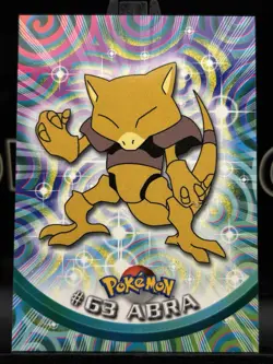 ABRA #63 POKEMON TOPPS - BLUE LOGO - NON HOLO SERIES 1 TV ANIMATION CARD 1999 NM - Image 3