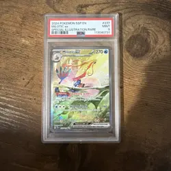Milotic EX 237/191 Sv08: Surging Sparks Sir Holo Pokemon Card PSA 9 Mint - Image 1