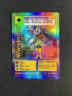 Piedmon BO-42 1st Edition Digimon Digi Battle Series 1 Card 1999 Bandai - Image 1