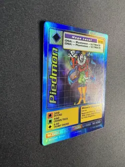 Piedmon BO-42 1st Edition Digimon Digi Battle Series 1 Card 1999 Bandai - Image 3