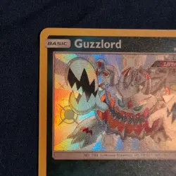 Pokemon Card Guzzlord SV26/SV94 SM Hidden Fates Baby Shiny Holo Rare - Image 3