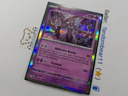 Mewtwo HOLO RARE card 150/165 Scarlet & Violet 151 Pokemon 2023 LP - Image 4