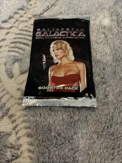 RARE Battlestar Galactica CCG Collectible Card Game BOOSTER PACK NEW SEALED - Image 1