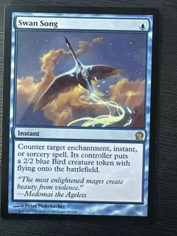 Swan Song Theros Regular 2013 Magic: The Gathering Card LP/NM - Image 1